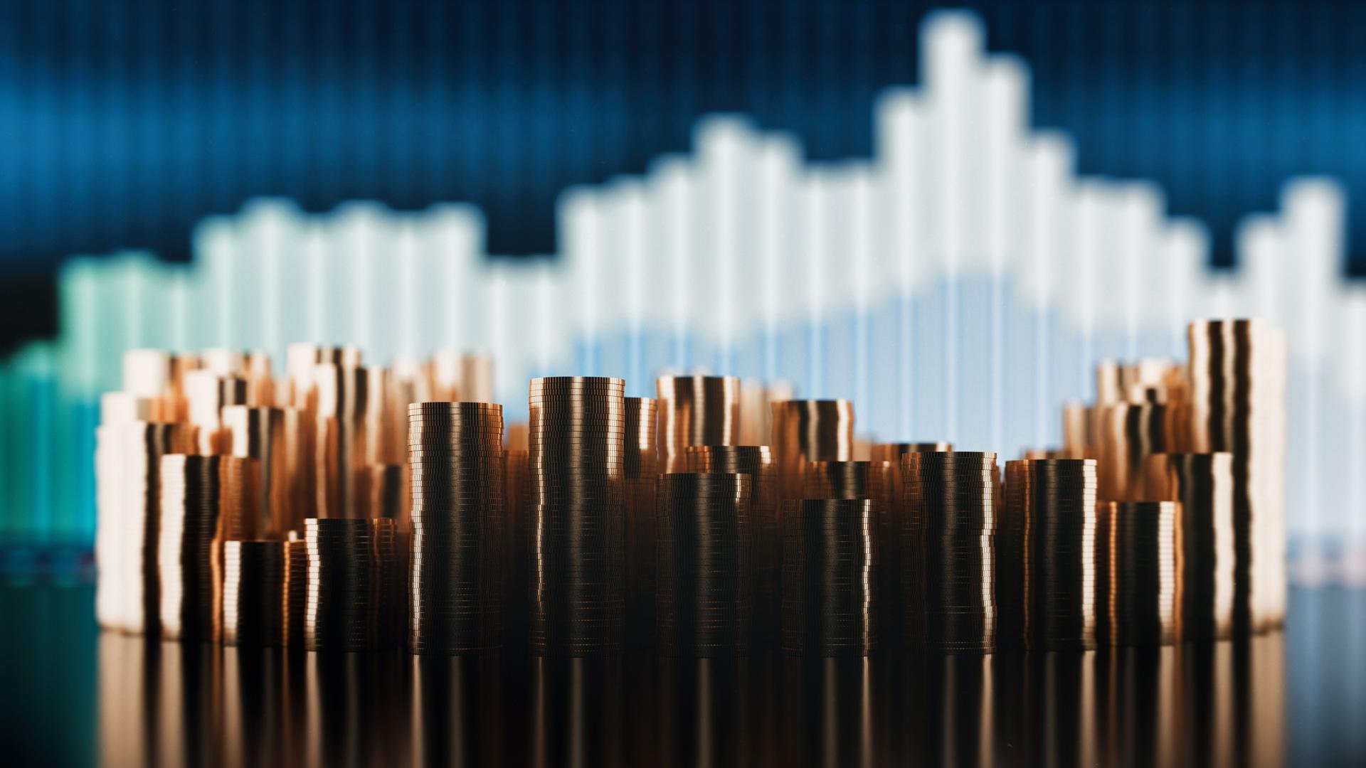Abstract Finance Technology Concept